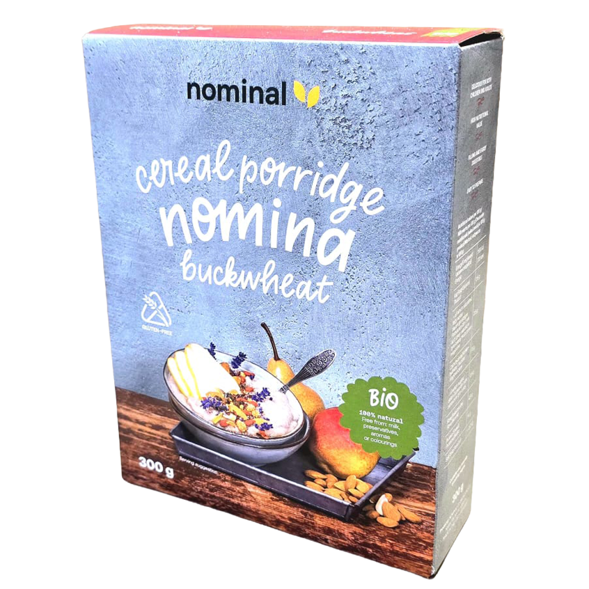 Porridge Nomina Hrisca bio, 300 g, Nominal