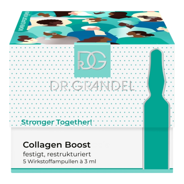 Set Fiole  pentru fermitatea pielii Collagen Boost, 5 x 3 ml, Dr. Grandel