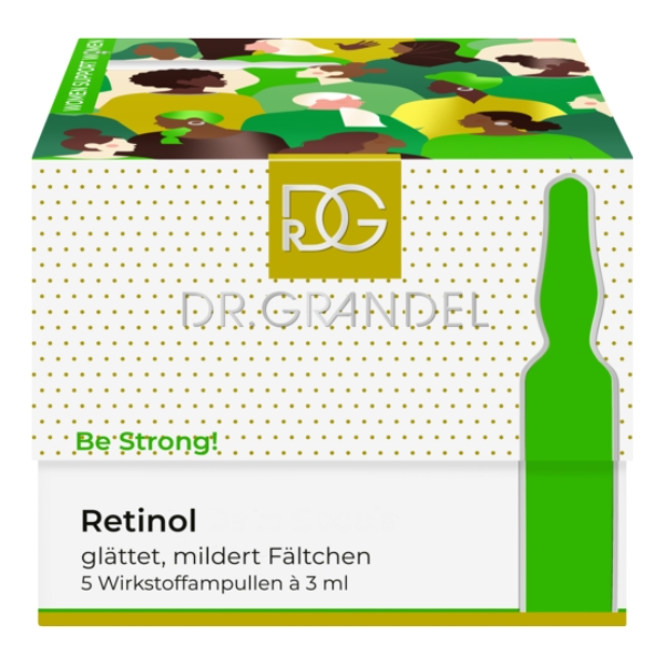 Set Fiole pentru fermitatea pielii Retinol, 5 x 3 ml, Dr. Grandel