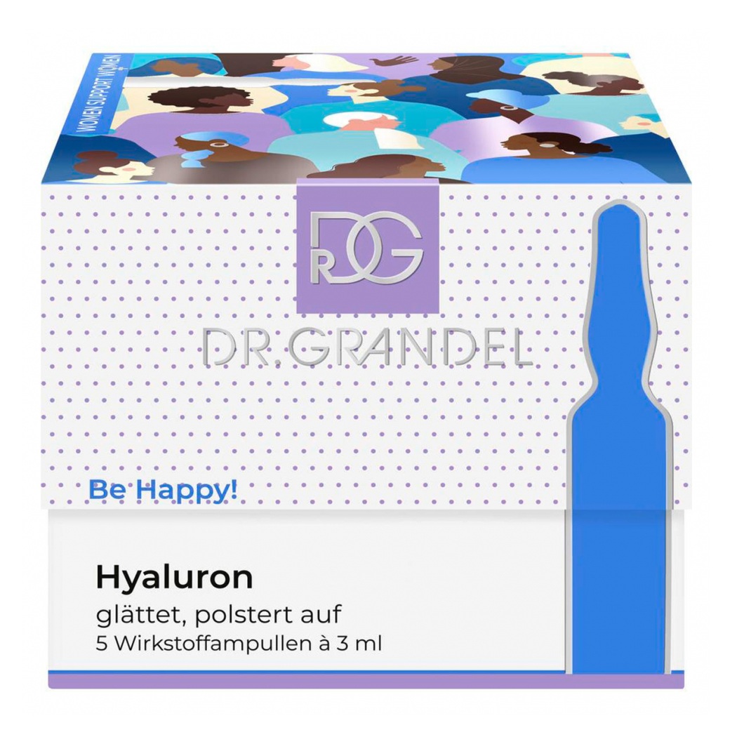Set Fiole pentru hidratarea pielii Hyaluron, 5 x 3 ml, Dr. Grandel