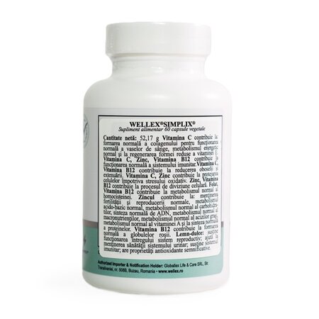Simplix, 60 capsule vegetale, Wellex 708053