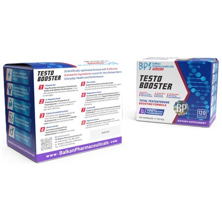 Testo Booster, 120 capsule, Balkan ProHealth 708112