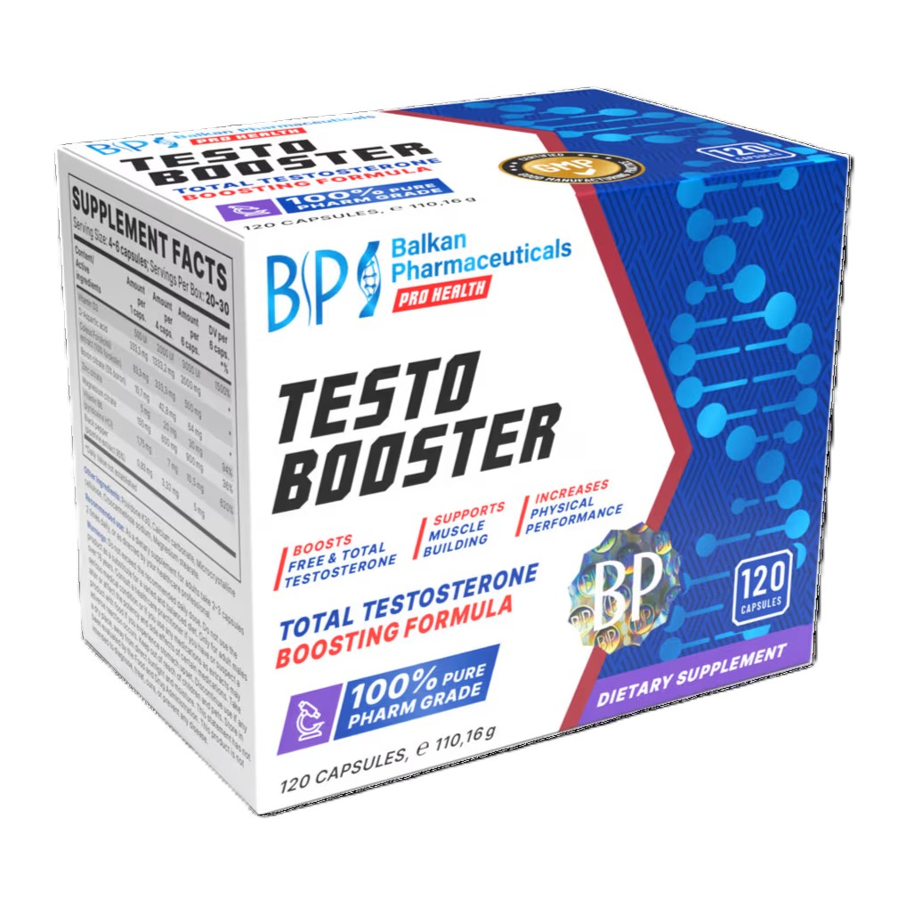 Testo Booster, 120 capsule, Balkan ProHealth