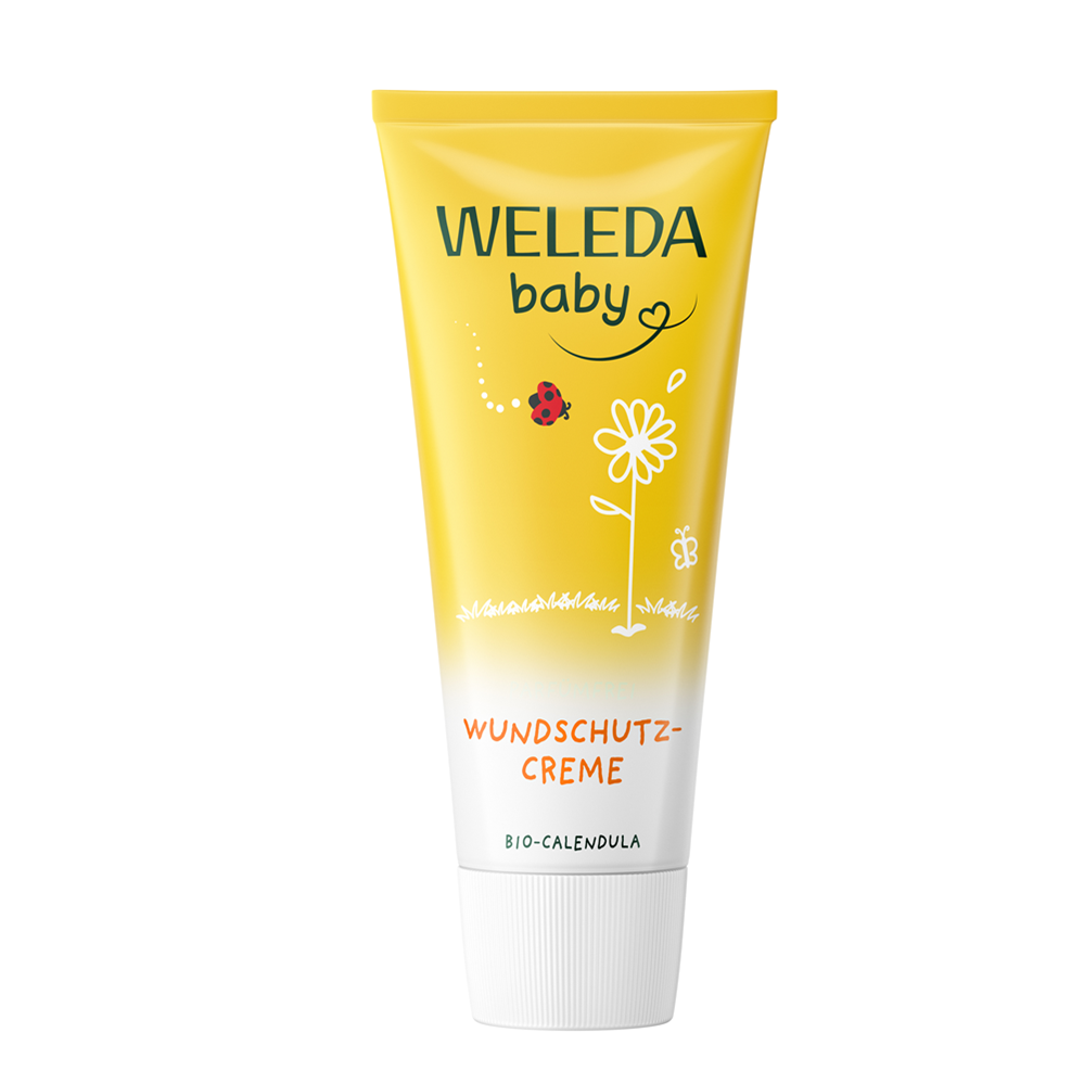 Crema de galbenele pentru zona scutecului Baby, 75 ml, Weleda