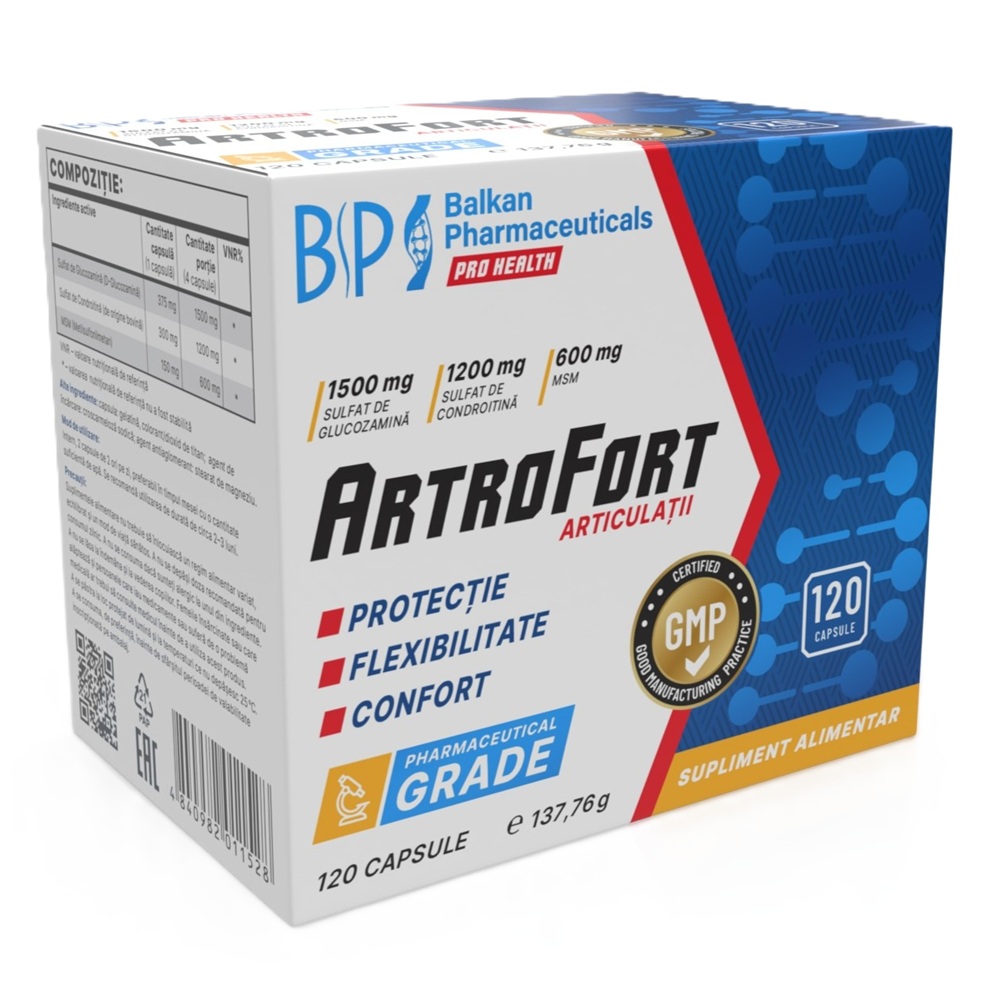 Artrofort Articulatii, 120 capsule, Balkan ProHealth