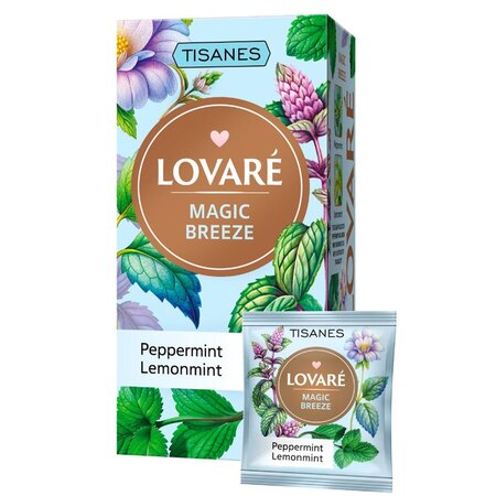 Ceai de menta Magic Breeze, 24 plicuri x 1.3 g, Lovare 708237