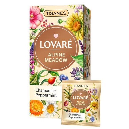 Ceai de plante, fructe si flori Alpine Meadow, 24 plicuri x 1.5 g, Lovare 708245