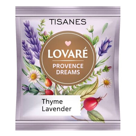 Ceai de plante, fructe si petale de flori Provence Dreams, 24 plicuri x 1.5 g, Lovare 708296