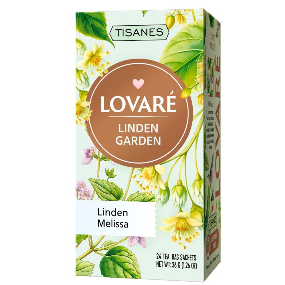 Ceai de plante si fructe Linden Garden, 24 plicuri x 1.5 g, Lovare