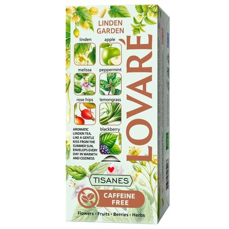 Ceai de plante si fructe Linden Garden, 24 plicuri x 1.5 g, Lovare 708299