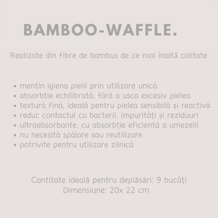 Prosoape faciale de unica folosinta Bamboo, 9 bucati, Towl 708363