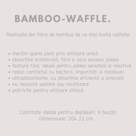 Prosoape faciale de unica folosinta Bamboo, 9 bucati, Towl 708363