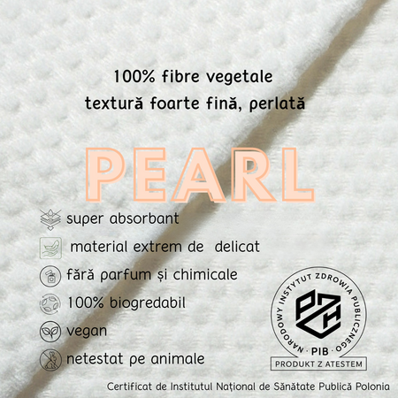 Prosoape faciale de unica folosinta Pearl, 9 bucati, Towl 708372