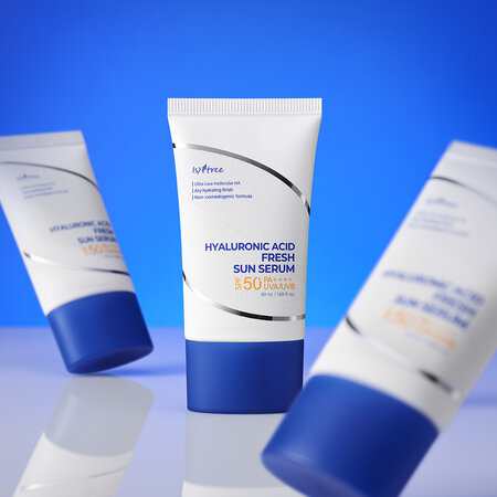 Serum lejer pentru protectie solara SPF 50+ PA++++, Hyaluronic Acid Fresh Sun, 50 ml, Isntree 708668