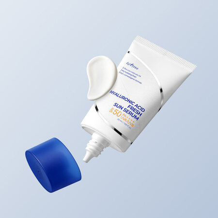 Serum lejer pentru protectie solara SPF 50+ PA++++, Hyaluronic Acid Fresh Sun, 50 ml, Isntree 708669
