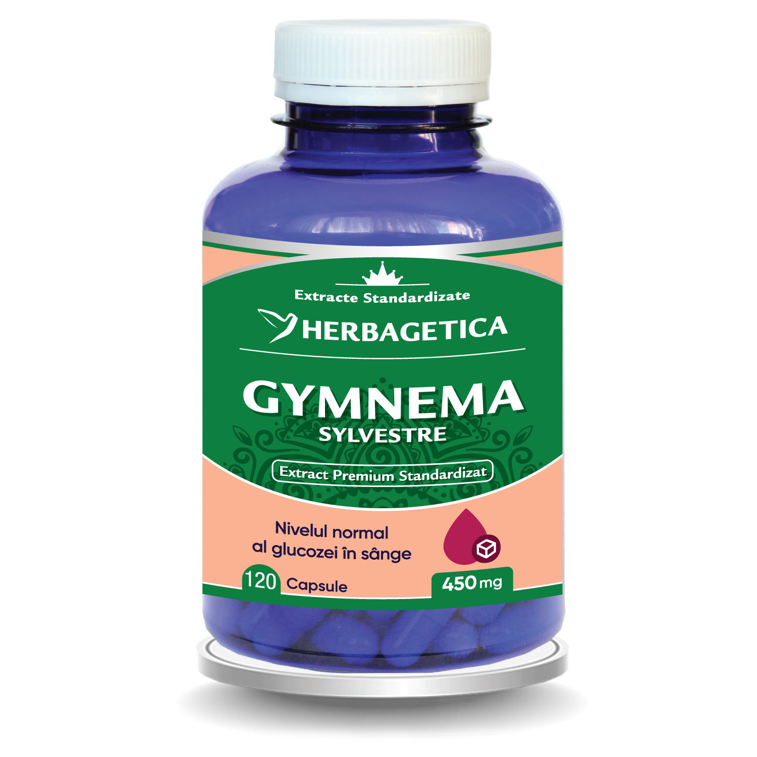 Gymnema Sylvestre, 120 capsule, Herbagetica