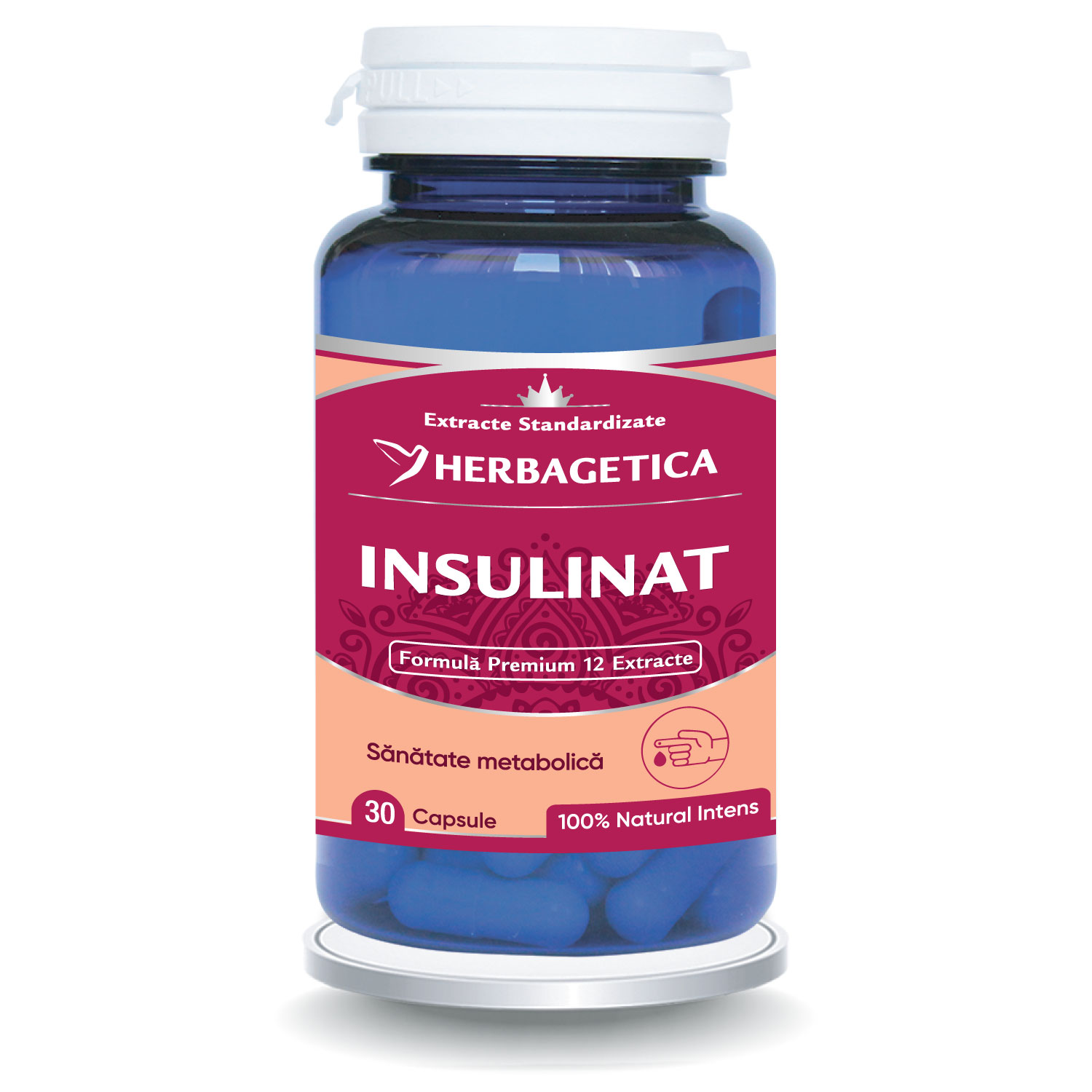 Insulinat, 30 capsule, Herbagetica