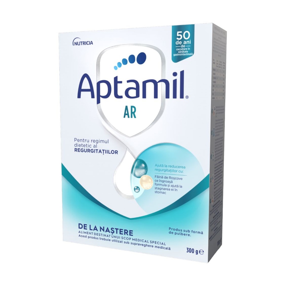 Lapte praf de la nastere AR, 300 g, Aptamil