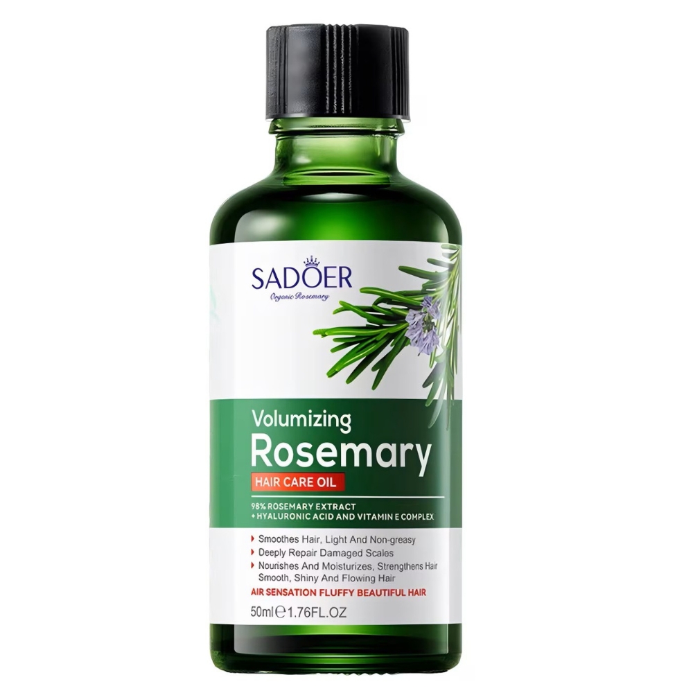 Ulei de par cu rozmarin pentru hranire si stralucire, 50 ml, Sadoer