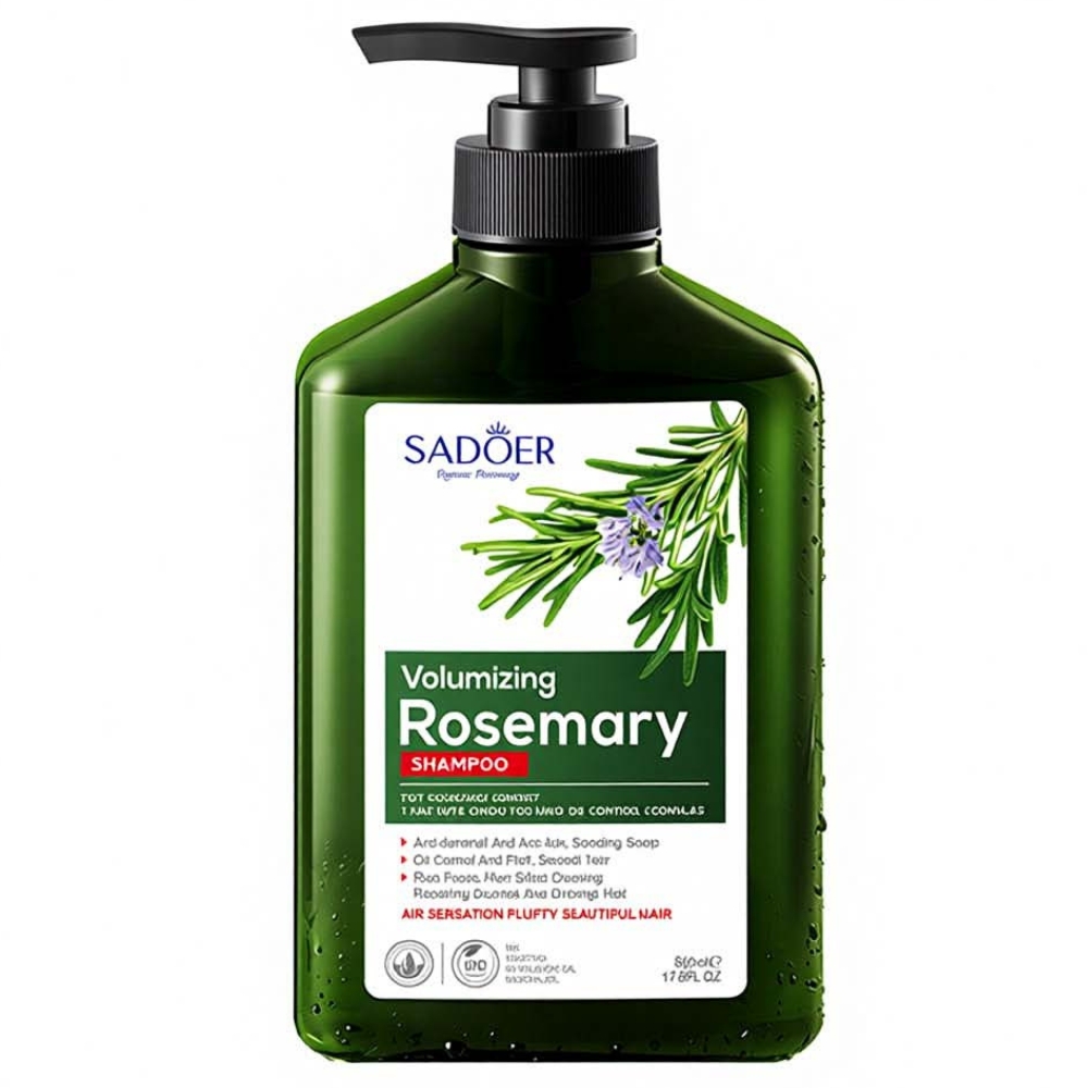 Sampon cu rozmarin pentru hranire si stralucire, 500 ml, Sadoer