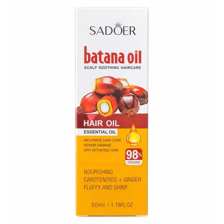 Picaturi nutritive de par cu ulei de batana, 50 ml, Sadoer 709032