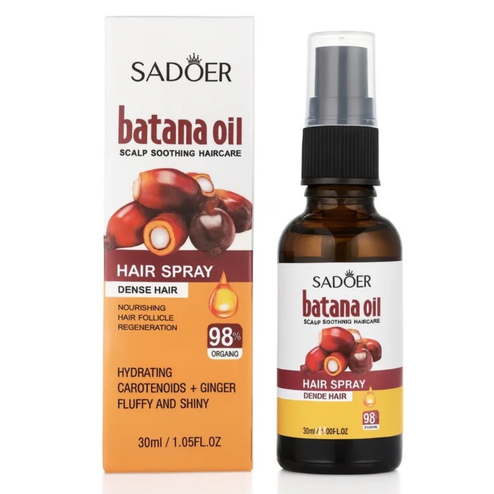 Spray nutritiv de par cu ulei de batana, 30 ml, Sadoer