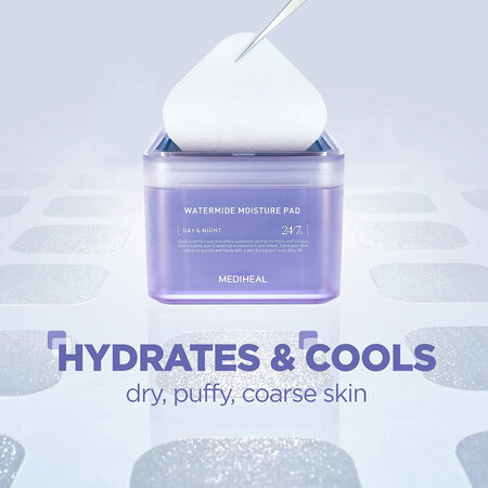 Dischete tonice hidratante Watermide Moisture Pad, 100 bucati, Mediheal 709058