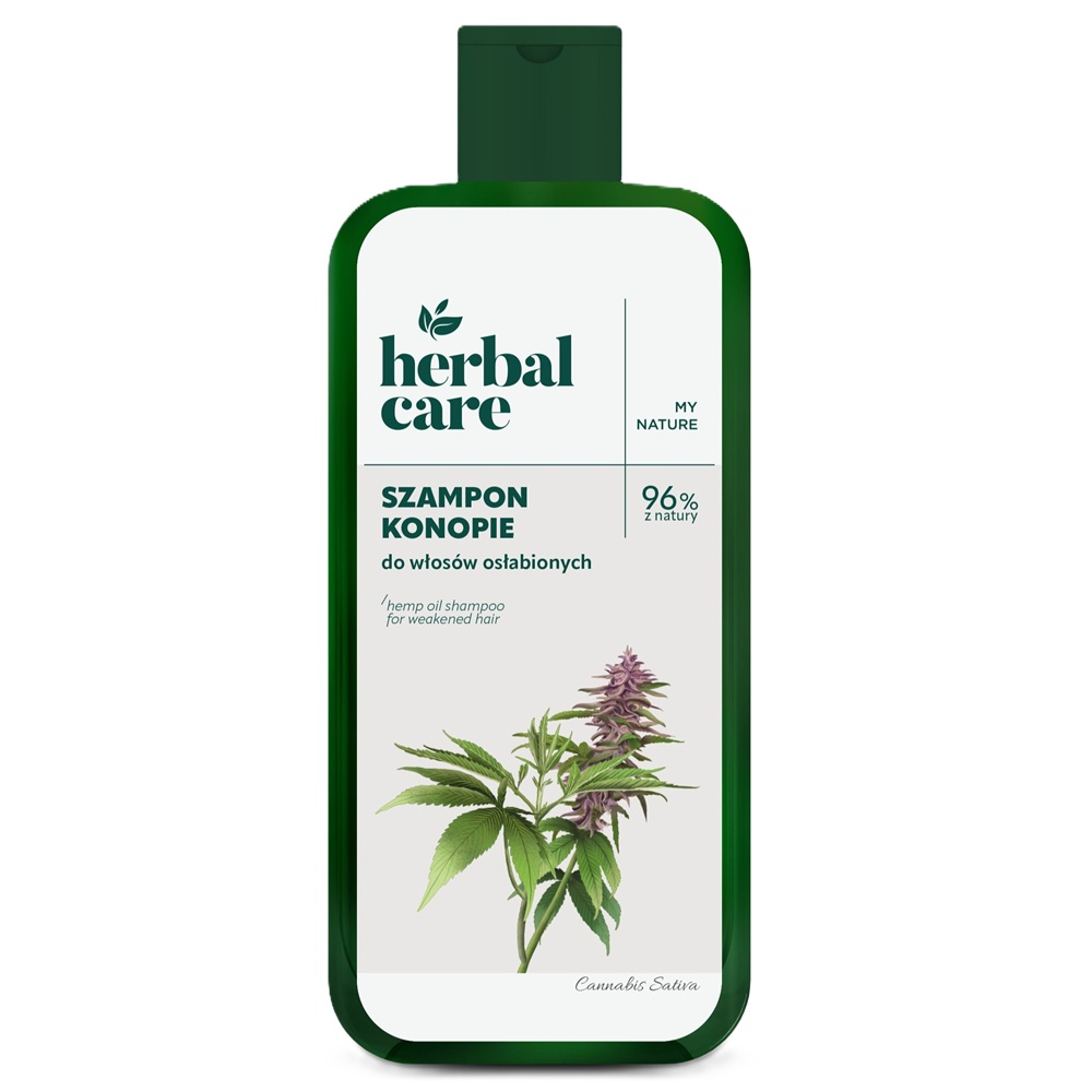 Sampon cu extract de Canepa pentru par slabit Herbal Care, 330 ml, Farmona