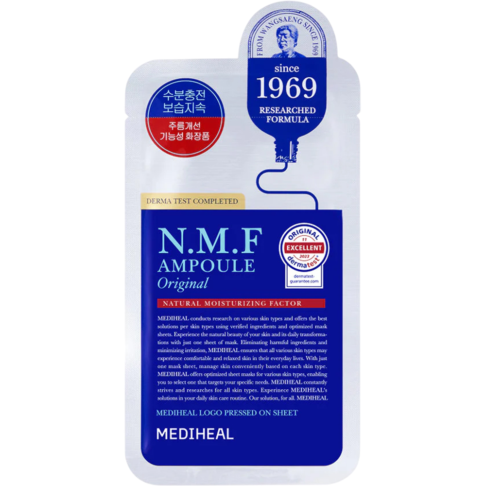 Masca tip servetel hidratanta N.M.F Ampoule Sheet Mask Original, 27 ml, Mediheal