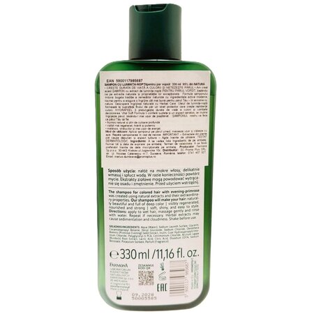 Sampon cu extract de Luminita Noptii pentru par vopsit Herbal Care, 330 ml, Farmona 709303