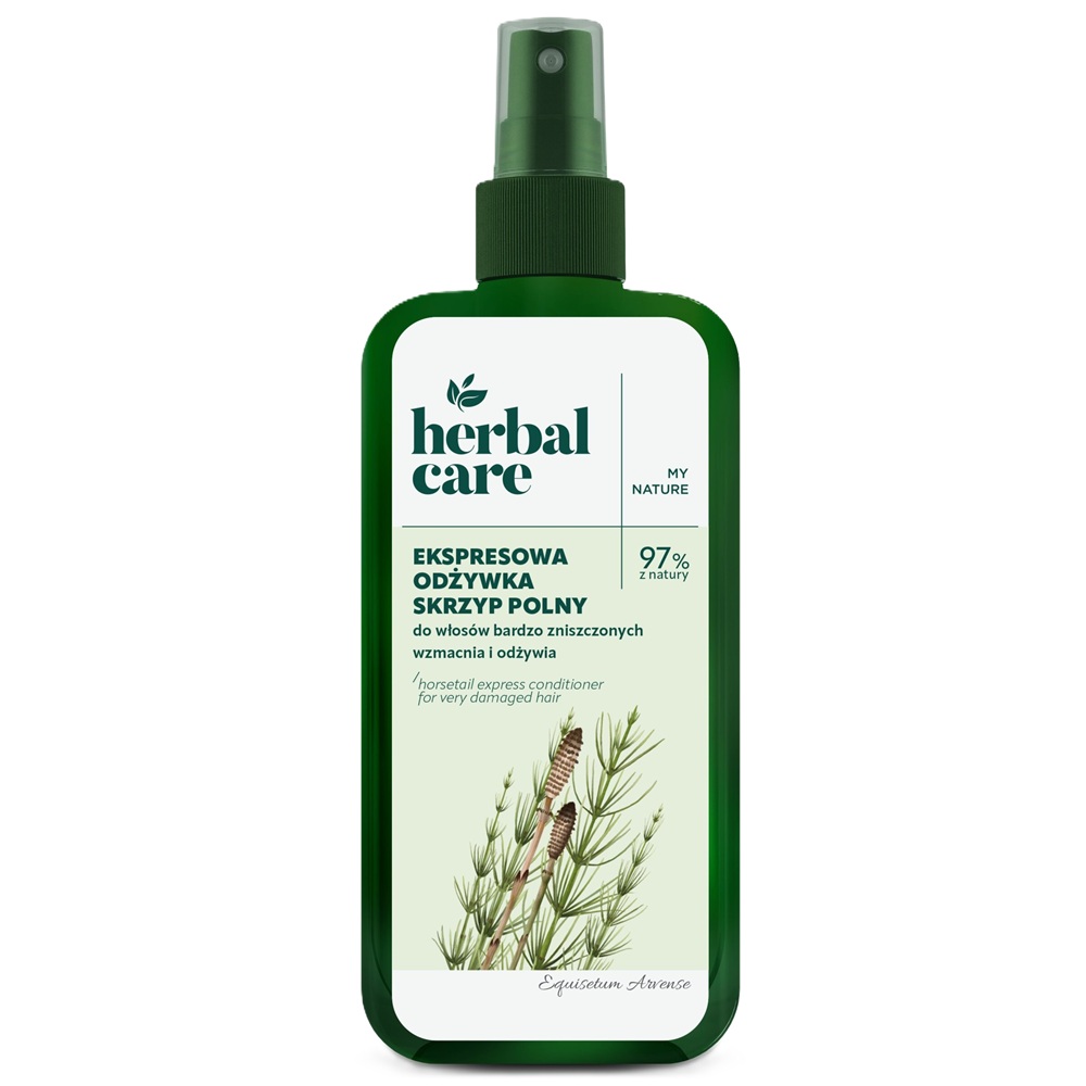 Balsam spray fortifiant cu extract de Coada Calului pentru par deteriorat Herbal Care, 200 ml, Farmona