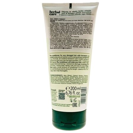 Balsam cu extract de Coada calului pentru par foarte deteriorat Herbal Care, 200 ml, Farmona 709335