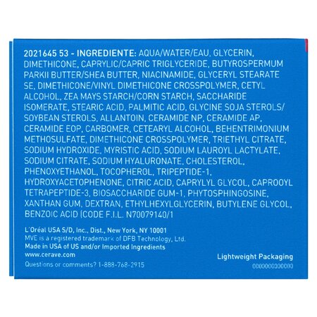 Gel-crema cu acid hialuronic pentru hidratarea tenului HA Water Gel, 48 ml, CeraVe 709343