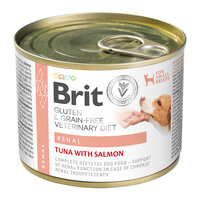 Hrana umeda cu ton si somon pentru caini Renal, 200 g, Brit