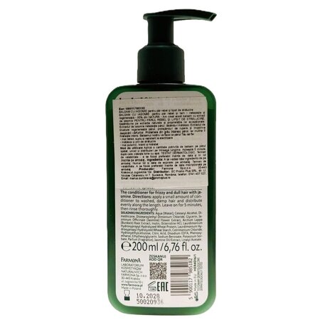 Balsam cu extract de Iasomie pentru par rebel si lipsit de stralucire Herbal Care, 200 ml, Farmona 709390