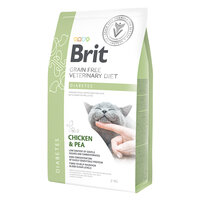 Hrana uscata cu pui si mazare pentru pisici Diabet, 2 Kg, Brit