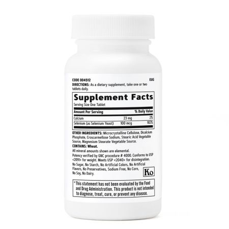 Seleniu 100 mcg 004512, 100 tablete, GNC 647847