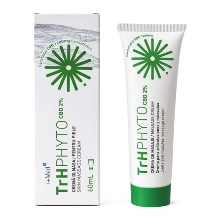 Crema de masaj pentru piele cu CBD 2% TrH Phyto, 60 ml, I+Med 709447