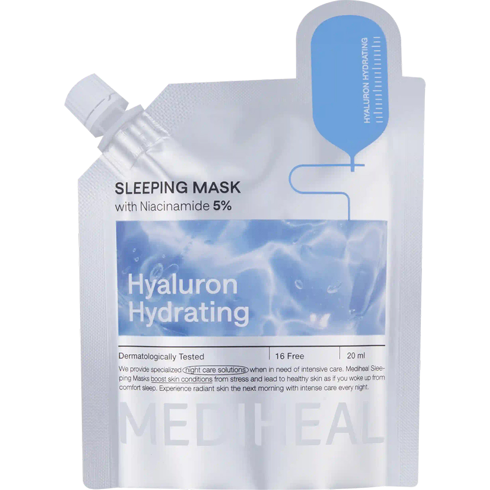 Masca de noapte hidratanta, Hyaluron Hydrating Sleeping Mask, 20 ml, Mediheal