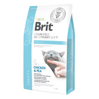 Hrana uscata cu pui si mazare pentru pisici Obesity, 2 Kg, Brit
