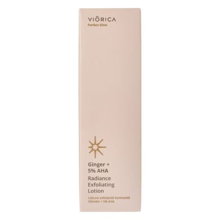 Lotiune exfolianta si iluminatoare cu ghimbir si 5% AHA Perfect Glow, 150 ml, Viorica 709521