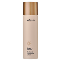 Lotiune exfolianta si iluminatoare cu ghimbir si 5% AHA Perfect Glow, 150 ml, Viorica