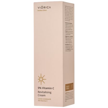 Crema revitalizanta cu 5% vitamina C Perfect Glow, 50 ml, Viorica 709527