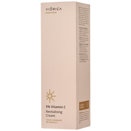 Crema revitalizanta cu 5% vitamina C Perfect Glow, 50 ml, Viorica 709527