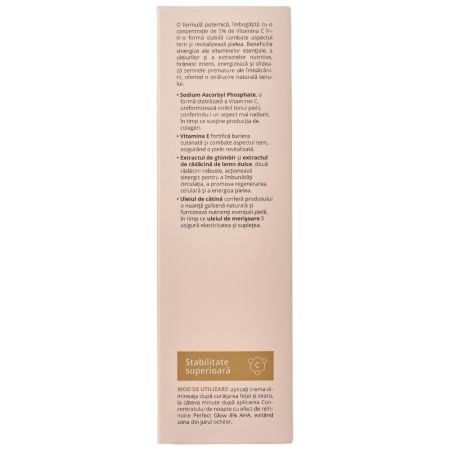Crema revitalizanta cu 5% vitamina C Perfect Glow, 50 ml, Viorica 709528
