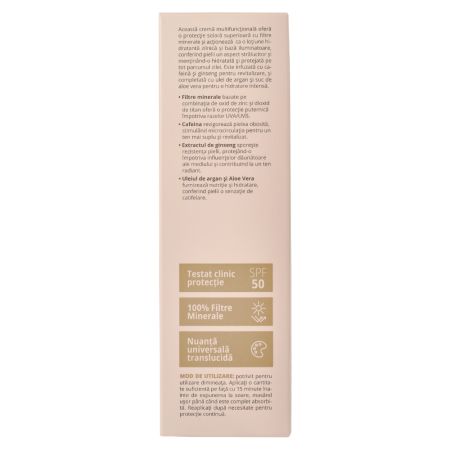Crema hidratanta cu protectie minerala SPF 50 Perfect Glow, 50 ml, Viorica 709535