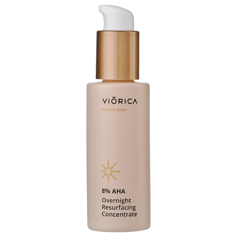 Concentrat de noapte cu 8% AHA Perfect Glow, 30 ml, Viorica