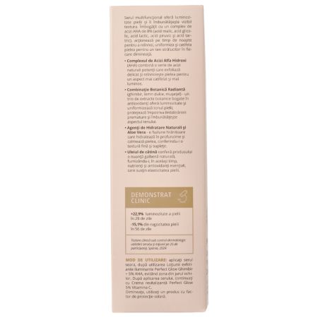 Concentrat de noapte cu 8% AHA Perfect Glow, 30 ml, Viorica 709540