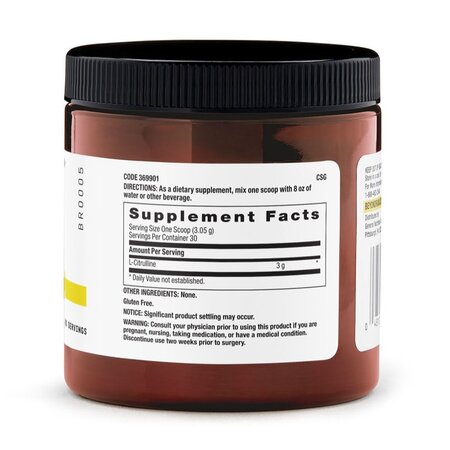 L-Citrulina Beyond Raw Chemistry Labs, 91.5 g, GNC 709565