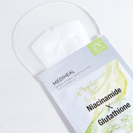 Masca tip servetel, Derma Synergy Niacinamide X Glutathione, 25 ml, Mediheal 709579